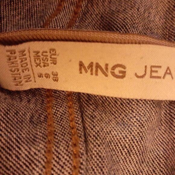 Mango MNG Jeans Womens Size 6 Gray Skinny Low Rise Acid Wash - Picture 10 of 11